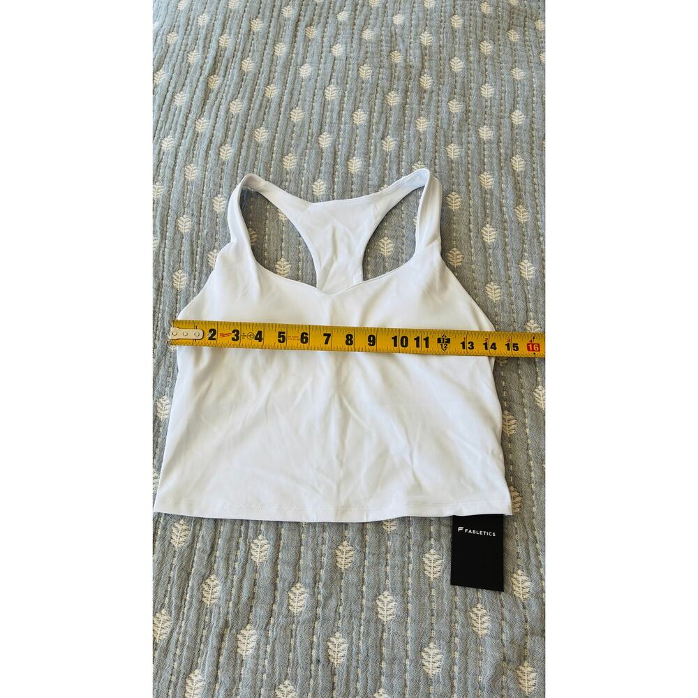 Fabletics Cropped Built-In Bra Tank - Picture 10 of 11